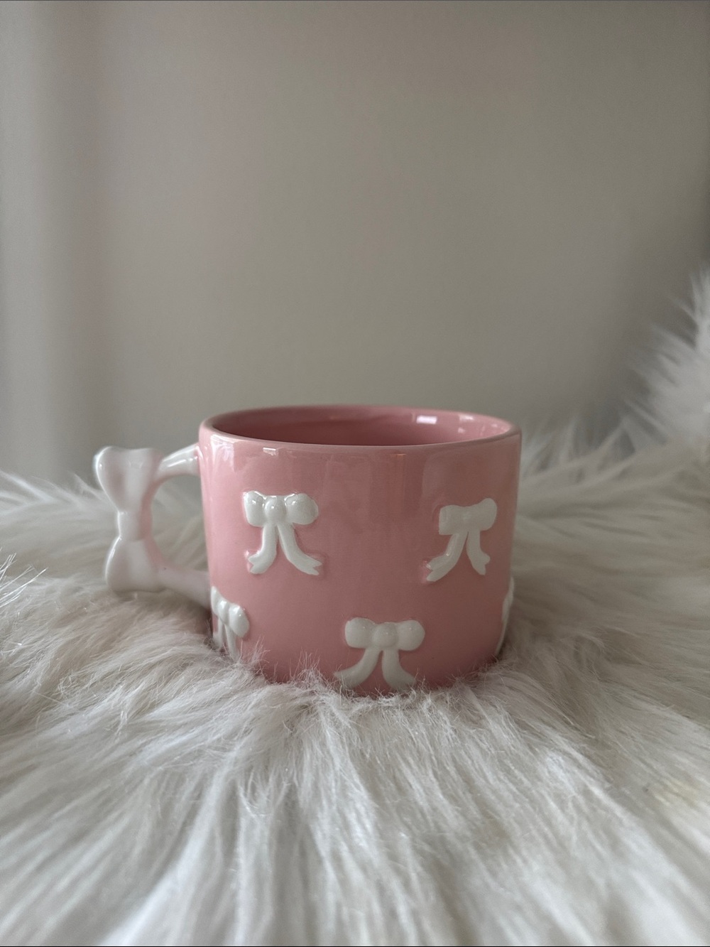 🩷 Target Valentines Day Mug Bow Pink & White Ceramic Bullseye Playground NEW